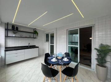 Apartamento · 73m² · 2 Quartos · 1 Vaga · Apartamento DECORADO com 2 dormitórios à venda, 73 m² por R$ 775.000 - Caiçara - Praia Grande/SP