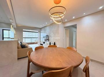Apartamento · 98m² · 2 Quartos · 2 Vagas · Apartamento mobiliado com 2 suítes, vista para o mar e varanda gourmet na Guilhermina
