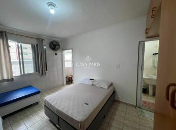 Apartamento · 25m² · 1 Quarto · 1 Vaga · Kitnet em prédio FRENTE AO MAR à venda, 25 m² por R$ 235.000 - Boqueirão - Praia Grande/SP