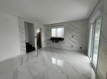 Casa · 88m² · 2 Quartos · 1 Vaga · Sobrado com 2 dormitórios à venda, 88 m² por R$ 520.000,00 - Vila Guilhermina - Praia Grande/SP