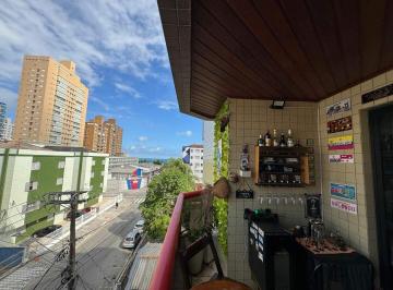 Apartamento · 117m² · 2 Quartos · 2 Vagas · Apartamento VISTA MAR com 2 dormitórios à venda, 117 m² por R$ 650.000 - Boqueirão - Praia Grande/SP