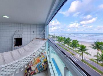Apartamento · 86m² · 2 Quartos · 1 Vaga · Apartamento FRENTE MAR com 2 dormitórios à venda, 86 m² por R$ 750.000 - Maracanã - Praia Grande/SP