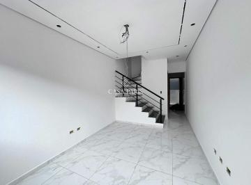 Casa · 52m² · 2 Quartos · 1 Vaga · Sobrado de condomínio com 2 dormitórios à venda, 51 m² por R$ 355.000 - Tude Bastos - Praia Grande/S