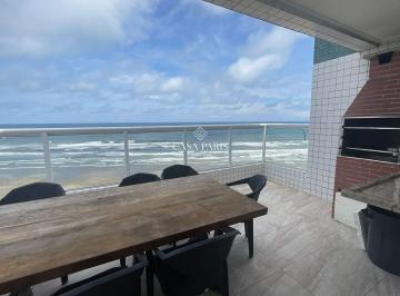 Apartamento · 143m² · 3 Quartos · 2 Vagas · Cobertura DUPLEX frente mar com 3 suítes à venda, 143 m² por R$ 1.150.000 - Caiçara - Praia Grande/S