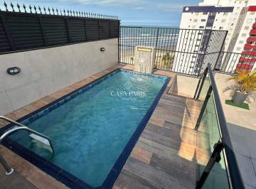 Apartamento · 127m² · 3 Quartos · 2 Vagas · Cobertura com 3 dormitórios à venda, 126 m² por R$ 850.000,00 - Ocian - Praia Grande/SP