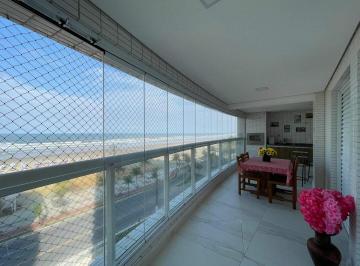 Apartamento · 111m² · 3 Quartos · 2 Vagas · Apartamento FRENTE MAR com 3 suítes à venda, 111 m² por R$ 1.750.000 - Boqueirão - Praia Grande/SP