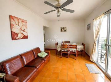 Apartamento · 77m² · 2 Quartos · 1 Vaga · Apartamento residencial frente com 2 dorms (1 suíte), varanda e vista mar – Caiçara, Praia Grande