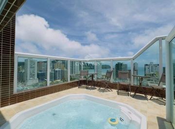 Apartamento · 166m² · 4 Quartos · 3 Vagas · Cobertura à venda, 166 m² por R$ 2.850.000,00 - Canto do Forte - Praia Grande/SP