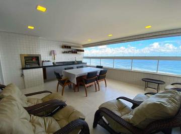 Apartamento · 140m² · 3 Quartos · 3 Vagas · Apartamento FRENTE MAR com 3 dormitórios à venda, 140 m² por R$ 1.700.000 - Caiçara - Praia Grande/S