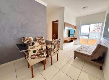 Apartamento · 71m² · 2 Quartos · 1 Vaga · Apartamento à venda no Jardim Real (Praia Grande) | 2 dorm (1 suíte), varanda gourmet e vista mar