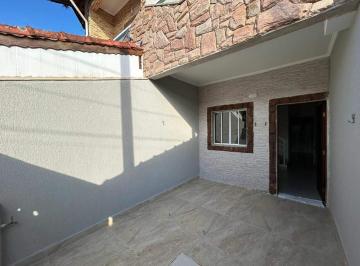 Casa · 61m² · 2 Quartos · 2 Vagas · Sobrado de condomínio com 2 dormitórios à venda, 61 m² por R$ 385.000 - Tude Bastos - Praia Grande/S