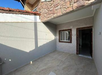 Casa · 61m² · 2 Quartos · 2 Vagas · Sobrado de condomínio com 2 dormitórios à venda, 61 m² por R$ 385.000 - Tude Bastos - Praia Grande/S