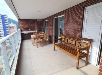 Apartamento · 133m² · 3 Quartos · 2 Vagas · Apartamento com 3 suítes à venda, 132 m² por R$ 1.300.000 - Canto do Forte - Praia Grande/SP