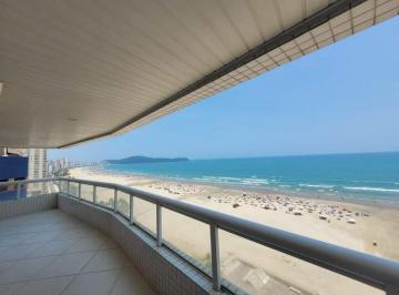 Apartamento · 173m² · 3 Quartos · 2 Vagas · Apartamento FRENTE MAR com 3 suítes à venda, 173 m² por R$ 1.807.600 - Aviação - Praia Grande/SP