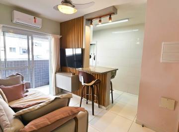 Apartamento · 42m² · 1 Quarto · 1 Vaga · Apartamento MOBILIADO com 1 dormitório à venda, 42 m² por R$ 375.000 - Canto do Forte - Praia Grande