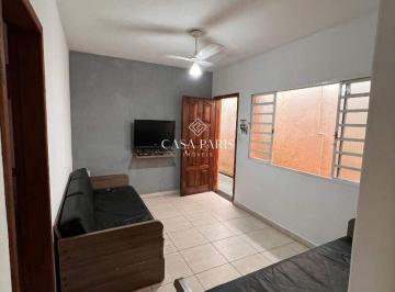 Casa · 55m² · 1 Quarto · 1 Vaga · Casa à venda no Bairro Aviação, Praia Grande/SP | 1 dorm • 2 salas • 1 vaga • Churrasqueira