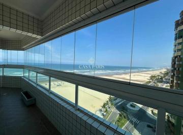 Apartamento · 165m² · 4 Quartos · 2 Vagas · Apartamento FRENTE MAR com 4 dormitórios à venda, 164 m² por R$ 1.700.000 - Vila Guilhermina - Praia