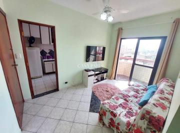 Apartamento · 55m² · 1 Quarto · 1 Vaga · Apartamento Mobiliado 1 Suíte na Aviação – Praia Grande/SP | 1 vaga | R$ 350.000