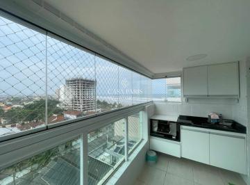 Apartamento · 72m² · 2 Quartos · 1 Vaga · Apartamento 2 dorms (1 suíte) com varanda gourmet e vista mar – Praia Grande (Balneário Flórida)
