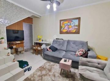 Casa · 125m² · 2 Quartos · 2 Vagas · Sobrado Residencial com Quintal, Churrasqueira e 2 Vagas | Praia Grande (Tupi)