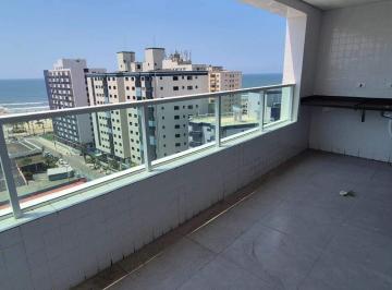 Apartamento · 115m² · 3 Quartos · 2 Vagas · Apartamento VISTA MAR com 3 dormitórios à venda, 115 m² por R$ 749.000 - Ocian - Praia Grande/SP