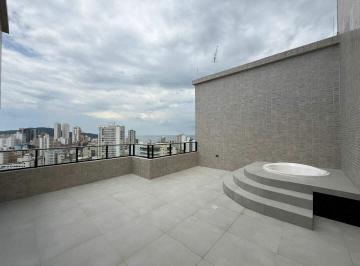 Apartamento · 154m² · 3 Quartos · 3 Vagas · Cobertura Duplex com 3 dormitórios à venda, 154 m² por R$ 1.300.000 - Vila Guilhermina - Praia Grand