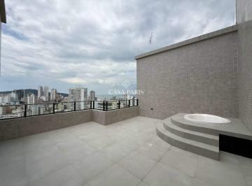 Apartamento · 154m² · 3 Quartos · 3 Vagas · Cobertura Duplex com 3 dormitórios à venda, 154 m² por R$ 1.300.000 - Vila Guilhermina - Praia Grand