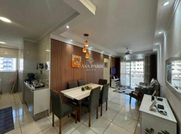 Apartamento · 80m² · 2 Quartos · 2 Vagas · Apartamento com 2 dormitórios à venda, 80 m² por R$ 595.000,00 - Vila Guilhermina - Praia Grande/SP