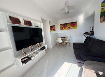 Apartamento · 48m² · 1 Quarto · 1 Vaga · Apartamento Mobiliado 1 Dorm. c/ 2 Salas, Varanda e 1 Vaga na Aviação – Praia Grande/SP