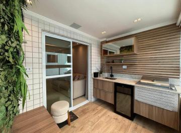 Apartamento · 81m² · 2 Quartos · 1 Vaga · Apartamento à venda no Canto do Forte, Praia Grande - 2 dorm (1 suíte) com varanda gourmet