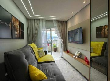 Apartamento · 63m² · 2 Quartos · 1 Vaga · Apartamento 2 dormitórios (1 suíte) com 1 vaga – Praia Grande/SP (Aviação)