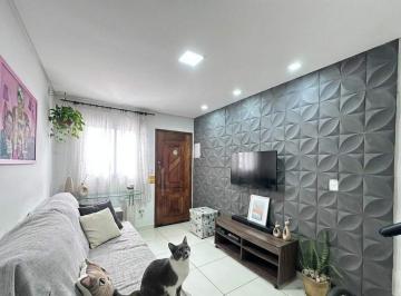 Casa · 57m² · 2 Quartos · 1 Vaga · Sobrado com 2 dormitórios à venda, 57 m² por R$ 320.000,00 - Ocian - Praia Grande/SP