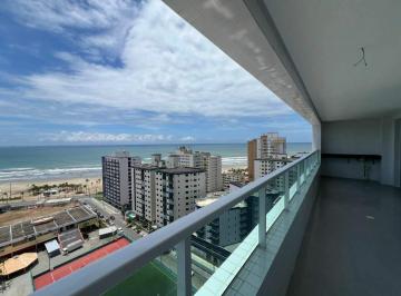 Apartamento · 115m² · 3 Quartos · 2 Vagas · Apartamento VISTA MAR com 3 dormitórios à venda, 115 m² por R$ 874.000 - Ocian - Praia Grande/SP