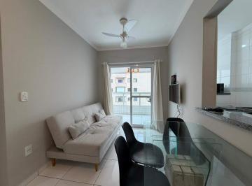 Apartamento · 45m² · 1 Quarto · 1 Vaga · Apartamento 1 Dormitório Mobiliado na Praia Grande (Aviação) | 8º Andar