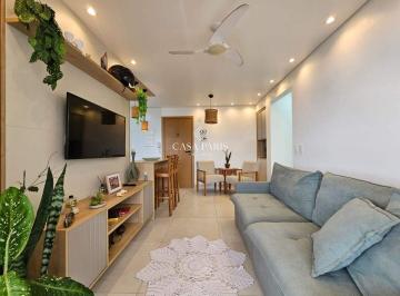 Apartamento · 63m² · 2 Quartos · 1 Vaga · Apartamento VISTA MAR com 2 dormitórios à venda, 63 m² por R$ 750.000 - Solemar - Praia Grande/SP