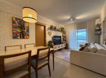 Apartamento · 55m² · 1 Quarto · 1 Vaga · Apartamento com 1 dormitório à venda, 55 m² - Vila Guilhermina - Praia Grande/SP