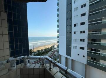 Apartamento · 74m² · 2 Quartos · 1 Vaga · Apartamento VISTA MAR com 2 dormitórios à venda, 74 m² por R$ 425.000 - Caiçara - Praia Grande/SP