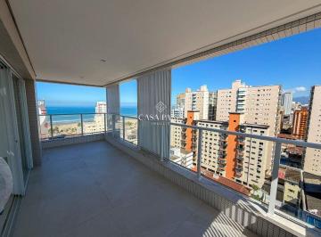 Apartamento · 150m² · 3 Quartos · 3 Vagas · Apartamento VISTA MAR com 3 suítes à venda, 150 m² por R$ 2.338.623 - Canto do Forte - Praia Grande/
