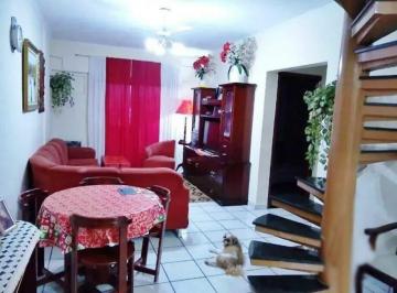 Apartamento · 160m² · 3 Quartos · 1 Vaga · Cobertura com 3 dormitórios à venda, 160 m² por R$ 1.100.000,00 - Canto do Forte - Praia Grande/SP