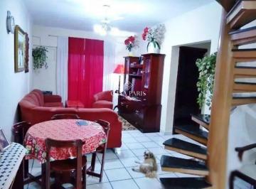 Apartamento · 160m² · 3 Quartos · 1 Vaga · Cobertura com 3 dormitórios à venda, 160 m² por R$ 1.100.000,00 - Canto do Forte - Praia Grande/SP
