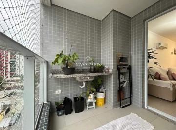 Apartamento · 66m² · 2 Quartos · 1 Vaga · Apartamento à venda no Canto do Forte, Praia Grande, com 2 dorms. (1 suíte) e varanda gourmet