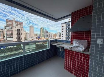 Apartamento · 51m² · 1 Quarto · 1 Vaga · Apartamento à venda na Guilhermina, Praia Grande — 1 suíte, varanda gourmet e 1 vaga