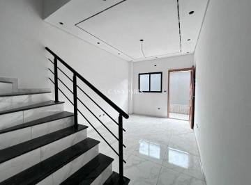 Casa · 52m² · 2 Quartos · 1 Vaga · Sobrado de condomínio com 2 dormitórios à venda, 51 m² por R$ 355.000 - Tude Bastos - Praia Grande/S