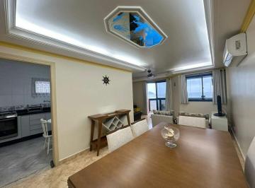 Apartamento · 124m² · 3 Quartos · 2 Vagas · Apartamento FRENTE MAR com 3 dormitórios à venda, 124 m² por R$ 1.100.000 - Vila Guilhermina - Praia