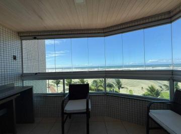 Apartamento · 108m² · 3 Quartos · 2 Vagas · Apartamento Frente Mar com 3 dormitórios à venda, 108 m² por R$ 745.000 - Caiçara - Praia Grande/SP