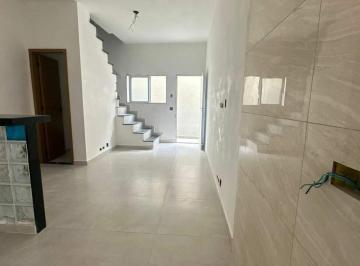 Casa · 52m² · 2 Quartos · 1 Vaga · Sobrado de condomínio com 2 dormitórios à venda, 52 m² por R$ 380.000 - Aviação - Praia Grande/SP