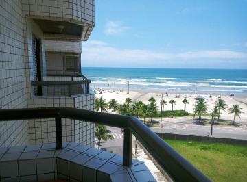 Apartamento · 60m² · 1 Quarto · 1 Vaga · Apartamento VISTA MAR com 1 dormitório à venda, 59 m² por R$ 329.000 - Maracanã - Praia Grande/SP