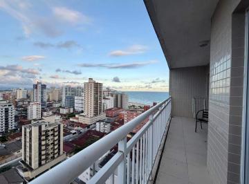 Apartamento · 77m² · 3 Quartos · 2 Vagas · Apartamento VISTA MAR com 3 dormitórios à venda, 77 m² por R$ 585.000 - Ocian - Praia Grande/SP