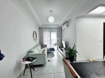 Sala angulo 01 · Apartamento 3 Dorms (1 Suíte) Mobiliado no Canto do Forte – Praia Grande/SP