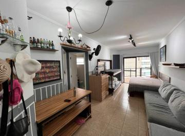 Apartamento · 35m² · 1 Quarto · 1 Vaga · Kitnet com varanda à venda, 35 m² por R$ 280.000 - Canto do Forte - Praia Grande/SP
